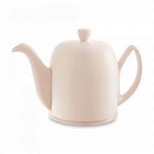 Чайник заварочный с колпаком, 900 мл, на 6 чашек, фарфор, нержавеющая сталь, бежевый, серия Salam, GUY DEGRENNE, Франция, GUY DEGRENNE (Франция)