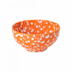 Салатник порционный Tangerine, 16 см, керамика, белый, красный, серия Rafaela, COSTA NOVA, Португалия, Салатники COSTA NOVA