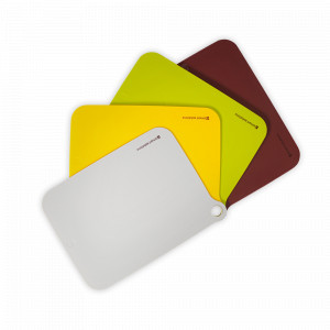 Набор из 4-х разделочных досок Color Cooking, 38.5 х 28 см, полипропилен, мультиколор, SMART SOLUTIONS, Россия, Разделочная доска пластиковая