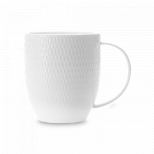 Кружка , 370 мл, 11 см, фарфор, белый, серия Даймонд, MAXWELL WILLIAMS, Австралия, MAXWELL & WILLIAMS (Австралия)