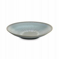 Салатник Blue, 23.5 см, каменная керамика, голубой, серый, серия Tungi, ROOMERS TABLEWARE, Нидерланды