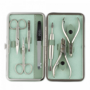 Набор маникюрный в футляре, 7 предметов, GD, Германия, Домашний маникюрный набор