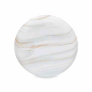 Тарелка обеденная, 26 см, фарфор, белый, серый, серия The Royal Marble, HOME &amp; STYLE, Китай, HOME & STYLE (Италия)