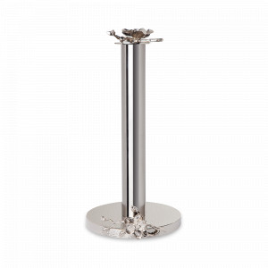 Держатель для бумажных полотенец «Белая орхидея», 32 x 17,8 см, нержавеющая сталь, серебристый, серия White Orchid, MICHAEL ARAM, США, MICHAEL ARAM (США)