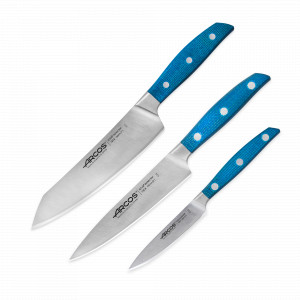 Набор из 3-х кухонных ножей поварская тройка, серия Brooklyn, ARCOS, Испания, Поварские тройки ножей