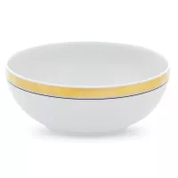 Салатник, 16 см, фарфор, белый, золотой, серия Domo Gold, VISTA ALEGRE, Португалия, 