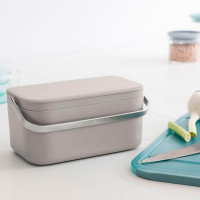 Контейнер для пищевых отходов, 1,8 л, пластик, серый, серия Sink Side, BRABANTIA, Бельгия_00809000057052535934.jpg