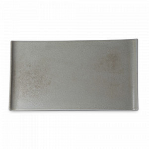 Блюдо прямоугольное Grey, 31.5 х 17.5 см, каменная керамика, серый, серия Isamu, ROOMERS TABLEWARE, Нидерланды, Блюда сервировочные, менажницы