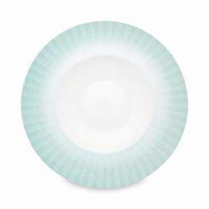 Тарелка суповая, 25 см, фарфор, белый, голубой, серия Venezia, VISTA ALEGRE, Португалия, Красивые тарелки для сервировки