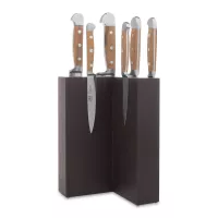 Набор из 6-ти кухонных ножей на подставке, серия Alpha Fasseiche, GUDE, Германия, 