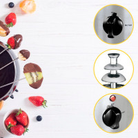 Фонтан шоколадный, нержавеющая сталь, стальной, CLATRONIC, Германия_00812390047485601948.jpg