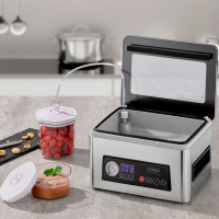 Упаковщик вакуумный камерный, нержавеющая сталь, пластик, стальной, CASO, Германия_00813100047938264684.jpg