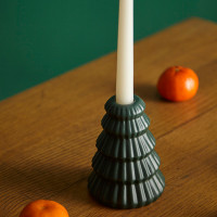 Подсвечник Nordic mood, 13 см, доломит, зеленый, серия New Year Essential, TKANO, Россия_00817770041688656105.jpg