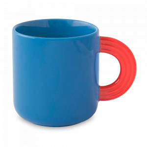 Кружка , 350 мл, фарфор, синий, серия Creative, EASY LIFE (R2S), Италия, Чашки