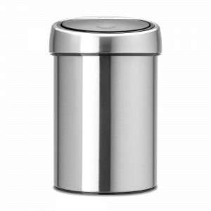 Контейнер настенный для мусора, 3 л, нержавеющая сталь, стальной, серия TOUCH BIN, BRABANTIA, Бельгия, Touch BRABANTIA