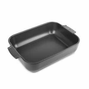 Форма для запекания прямоугольная, 36 х 22 см, 3.8 л, керамика, графитовый, серия Slate, PEUGEOT CERAMIC, Франция, PEUGEOT CERAMIC (Франция)
