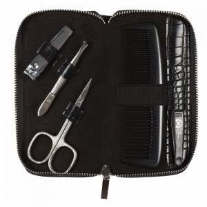 Набор маникюрный мужской в футляре, 5 предметов, GD, Германия, Мужской маникюрный набор