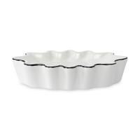Мыльница Camellia, 9 х 14 см, керамика, белый, серия Bath, BERGENSON BJORN, Великобритания