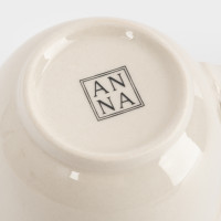 Пара чайная, 230 мл, фарфор, молочный, декор, серия Rustic, ANNA LAFARG, Китай_00822650034913921023.jpg
