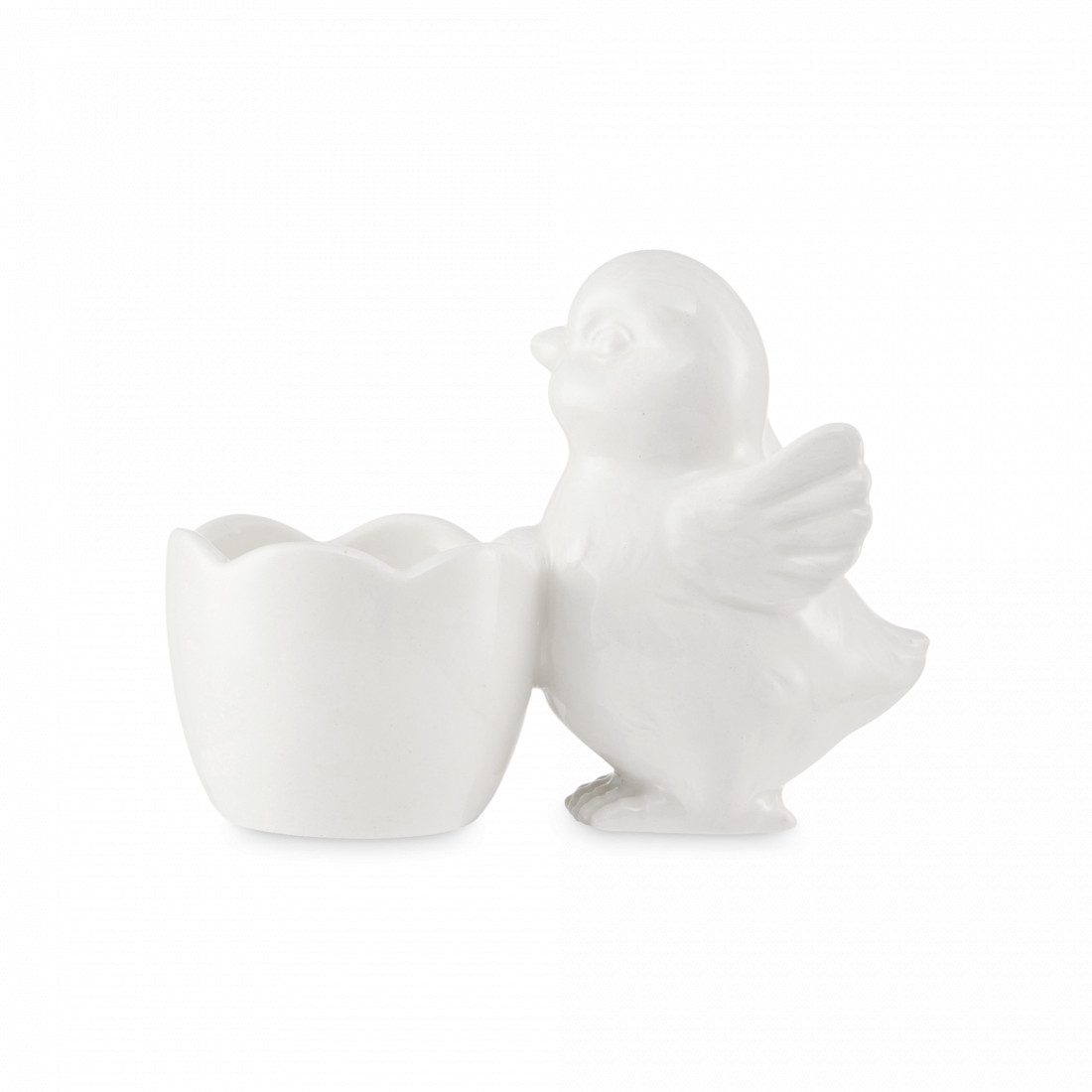 Подставка для яйца, керамика, белый, декор, серия Цыпленок, DECOR DE TABLE, Россия