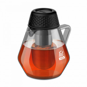 Чайник заварочный с фильтром Fast Tea, 800 мл, боросиликатное стекло, прозрачный, VITAX, Великобритания, Английские заварочные чайники