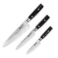 Набор из 3-х кухонных ножей поварская тройка, серия Zen, YAXELL, Япония, 