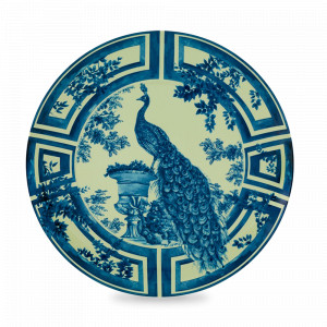 Блюдо сервировочное, 40 см, фарфор, белый. синий, серия Meaning, VISTA ALEGRE, Португалия, VISTA ALEGRE (Португалия)