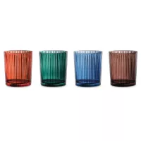 Набор из 4-х стаканов Dark Colors, 370 мл, хрустальное стекло, мультиколор, серия Aperitivo, NACHTMANN, Германия, 