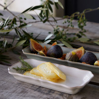 Блюдо прямоугольное White, 31 х 10 cм, керамика, белый, декор, серия Alentejo, COSTA NOVA, Португалия_00816860069151756179.jpg