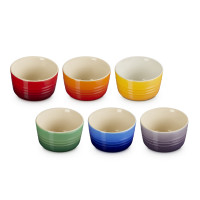 Набор из 6-ти рамекинов, 100 мл, каменная керамика, мультиколор, серия Rainbow, LE CREUSET, Франция_00823640066017403195.jpg