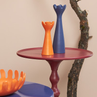 Подсвечник на одну свечу, 23 см, алюминий, темно-синий, серия Laminaria, BERGENSON BJORN, Великобритания_00819730057172686889.jpg