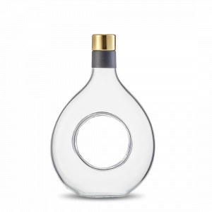 Штоф для крепких напитков, 1л, цвет крышки-золотой, ручная работа, серия Cosmo, EISCH, Германия, EISCH (Германия)