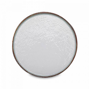 Тарелка обеденная, 27 см, каменная керамика, белый, коричневый, ROOMERS TABLEWARE, Нидерланды, Тарелки керамические