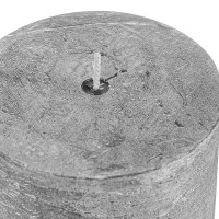 Свеча цилиндрическая, 13 см, серебристый, Luz Your Senses, Бельгия_00815230047413677999.jpg