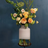 Ваза Магнолия, 32 см, хрустальное стекло, розовый, NUDE GLASS, Турция_00820160060169807940.jpg