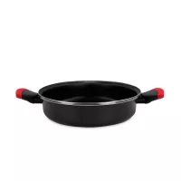 Сотейник , 24 см, сталь, стеклоэмаль, черный, серия Kilauea, VITRINOR, Испания, 