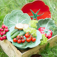 Салатник «Капуста», 22,5 см, керамика, зеленый, серия Капуста, Bordallo Pinheiro, Португалия_00801880061347572074.jpg