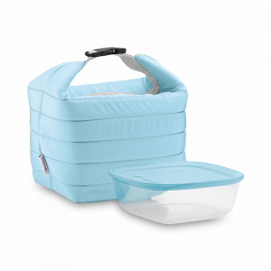 Набор из контейнера и термосумки, пластик, голубой, GUZZINI, Италия, GUZZINI (Италия)