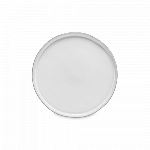 Тарелка закусочная Grey/white, 21 см, керамика, белый, серый, серия Lagoa Eco Gres, COSTA NOVA, Португалия, Тарелки керамические