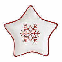 Набор для сервировки Sweet Memories, 4 предмета, фарфор, белый, декор, серия New Year Essential, TKANO, Россия_00817550046011787605.jpg