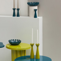 Подсвечник на одну свечу, 15 см, алюминий, синий, серия Laminaria, BERGENSON BJORN, Великобритания_00819730057077964058.jpg