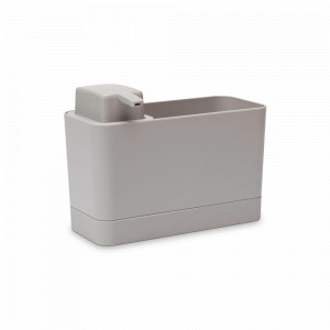 Набор из органайзера для раковины и дозатора для мыла, 19,6 х 9,1 х 12 см, пластик, серый, серия Sink Side, BRABANTIA, Бельгия, Органайзеры для раковины