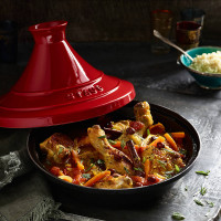 Чугунный тажин, 28 см, чугун, черный/вишневый, STAUB, Франция_00795650055140586478.jpg