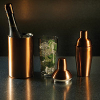 Ведро для шампанского, 19 х 12 см, нержавеющая сталь, золотистый, серия Bar Craft, KITCHEN CRAFT, Великобритания_00806130051354485223.jpg