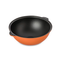 Казан с крышкой, 6,2 л, 30 см, чугун, оранжевый, LAVA, Турция_00812010044210319550.jpg