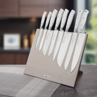 Подставка магнитная для 8 кухонных ножей, 32х26 см, светлое дерево, композитный материал, серия Magneto, ComposeEat, Россия_00815510062034276482.jpg