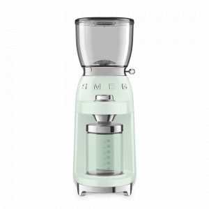 Кофемолка , литой алюминий, нержавеющая сталь, пластик, пастельный зеленый, SMEG, Италия, Коллекция в зеленом