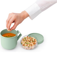 Ланч-бокс кружка суповая, 600 мл, пластик, мятный, серия Make & Take, BRABANTIA, Бельгия_00812680051673604267.jpg