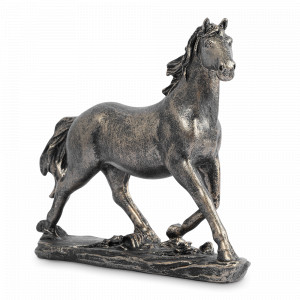 Статуэтка «Бегущий конь», 18 х 16 см, полирезин, бронзовый, серия Horse, ANNA LAFARG, Китай, Статуэтки