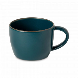 Кружка , 360 мл, керамика, морская волна, серия Stacked Organic, COSTA NOVA, Португалия, Кружки цветные